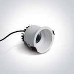 Faretto incasso LED COB 7W 530lm 36° 3000K CRI90 IP54 - OneLight