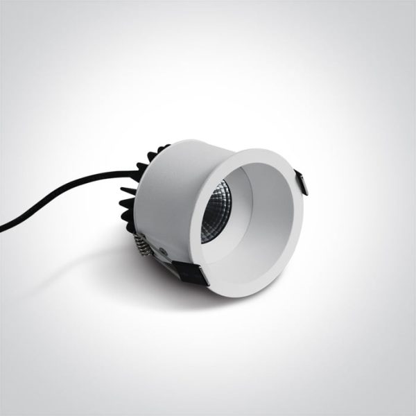 Faretto incasso LED COB 7W 530lm 36° 3000K CRI90 IP54 - OneLight - immagine 1