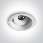 Faretto incasso LED 7W 500lm 36° 3000K CRI90 IP54 Onelight