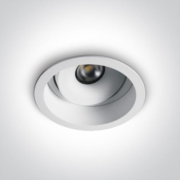 Faretto incasso LED 7W 500lm 36° 3000K CRI90 IP54 Onelight - immagine 1