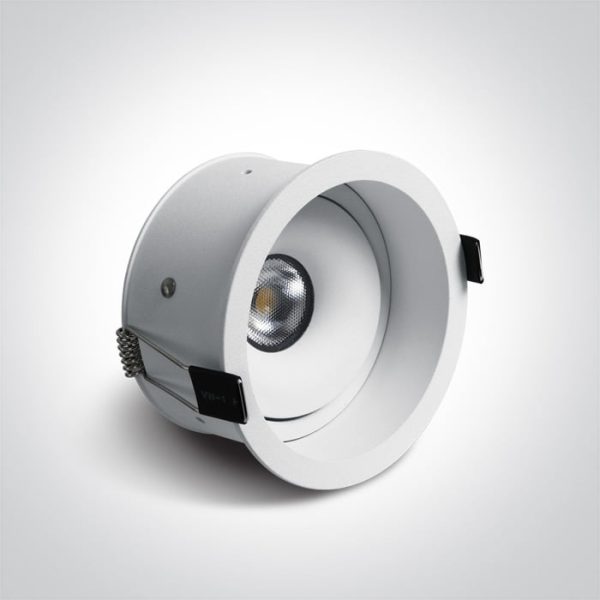 Faretto incasso LED 7W 500lm 36° 3000K CRI90 IP54 Onelight - immagine 2