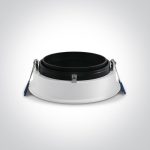 Portafaretto incasso nero 1xR111 GU10 max 75W Onelight - immagine 2