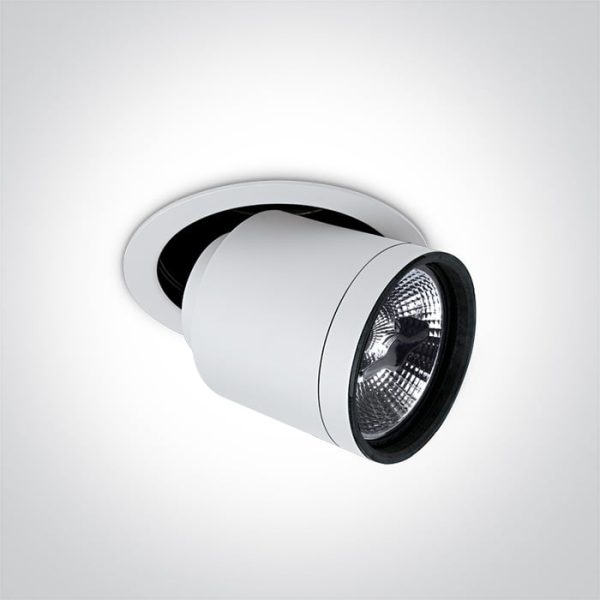 11110H Portafaretto incasso 1xR111 GU10 max 75W Onelight - immagine 1