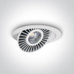 Faretto LED COB da incasso 15W 1114lm 38° 3000K CRI80 IP20 Onelight