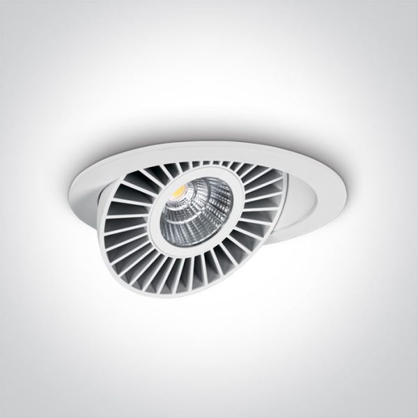 Faretto LED COB da incasso 15W 1114lm 38° 3000K CRI80 IP20 Onelight - immagine 1