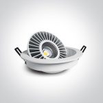 Faretto LED COB da incasso 15W 1114lm 38° 3000K CRI80 IP20 Onelight - immagine 3