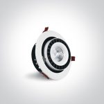Faretto LED COB da incasso 25W 2450lm 35° 4000K CRI80 IP20 Onelight - immagine 3