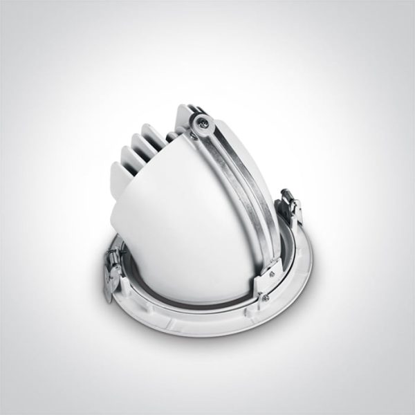 Faretto LED COB da incasso 25W 1900lm 60° 4000K CRI80 IP20 Onelight - immagine 2