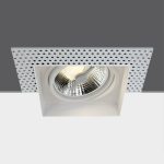 Portafaretto incasso quadrato 1xGU10 AR111 Onelight