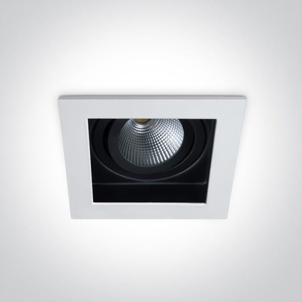 Faretto incasso LED 12W 1100lm 40° 4000K CRI80 IP20 - immagine 1
