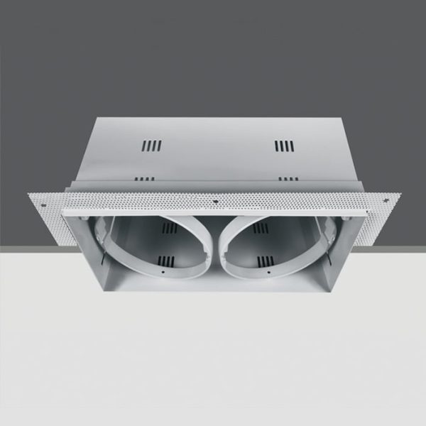 Portafaretto incasso 2xGU10 AR111 Onelight - immagine 1