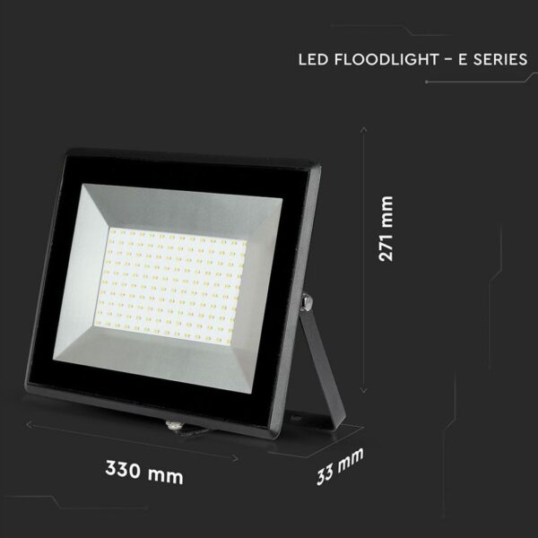 Proiettore LED SMD slim 100W 8500lm 110° 4000K IP65 - V-tac 5965 - immagine 2