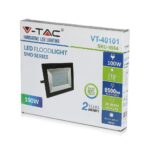 Proiettore LED SMD slim 100W 8500lm 110° 4000K IP65 - V-tac 5965 - immagine 6