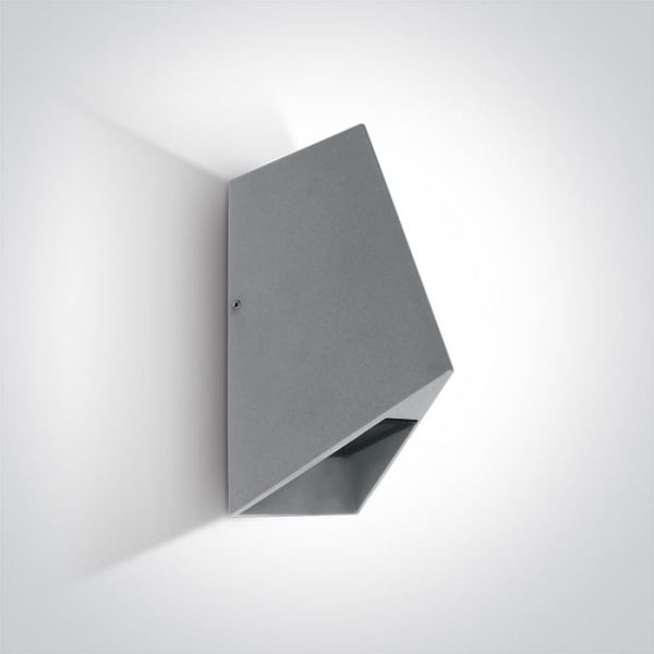 Applique per esterno 2x4W 3000K IP54 Oneligh - immagine 1