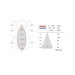 Faretto LED COB quadrato 6W 500lm luce calda 3000K CRI85 - Novantadieci - immagine 3