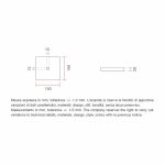Faretto LED COB quadrato 6W 500lm luce calda 3000K CRI85 - Novantadieci - immagine 2