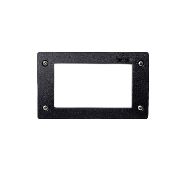 Applique LETI 200 nero opale 1xGX53 IP66 Fumagalli - immagine 1