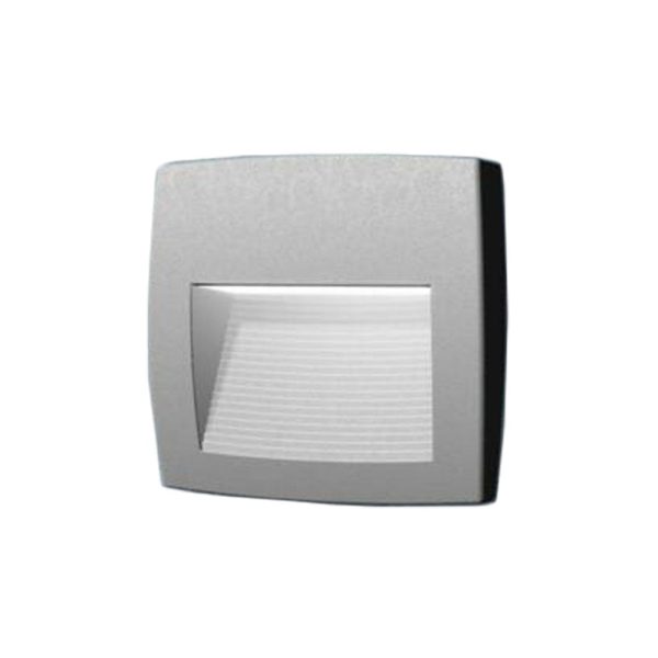 Segnapassi Lorenza grigio 150 a parete in resina 3,2W CCT - Fumagalli - immagine 1