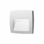 Segnapassi Lorenza bianco 150 a parete in resina 3,2W CCT - Fumagalli