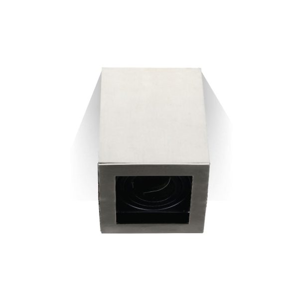 Portafaretto 1xGU10 in alluminio superficiale quadrato V-Tac 3662 - immagine 1