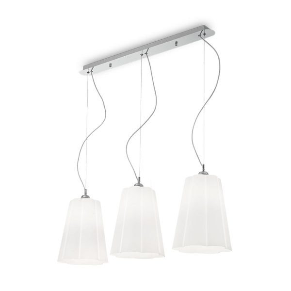 Lampadario a sospensione SESTO SP3 E27 max 3x60W Ideal Lux - immagine 1