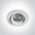 Faretto incasso bianco 3W 240lm 36° 3000K IP44 Onelight