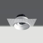 Faretto incasso orientabile 7W 500lm 38° 3000K IP54 Onelight