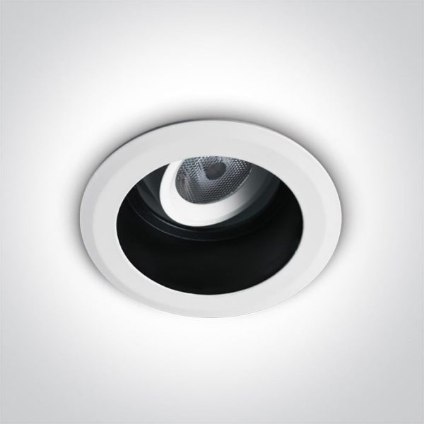 Faretto incasso bianco 7W 450lm 38° 3000K Onelight - immagine 1