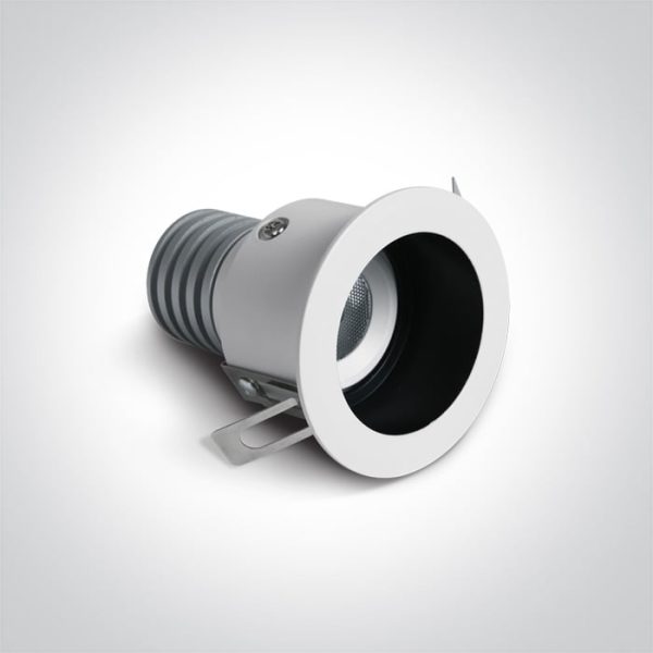 Faretto incasso bianco 7W 450lm 38° 3000K Onelight - immagine 2