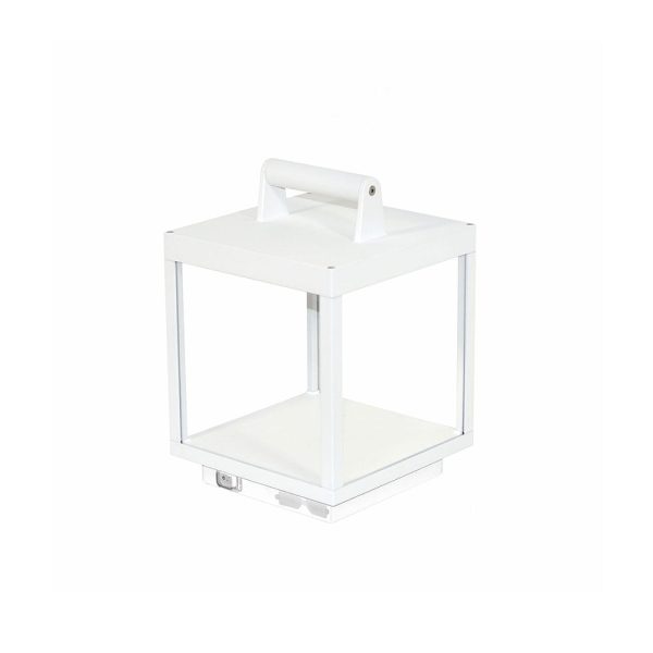 Lampada da esterno VISOR BIANCA 5W ricaricabile 120° 3000K IP54 Beneito - immagine 1