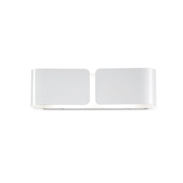 Lampada da parete CLIP AP2 small E27 max 2x60W Ideal Lux - immagine 1
