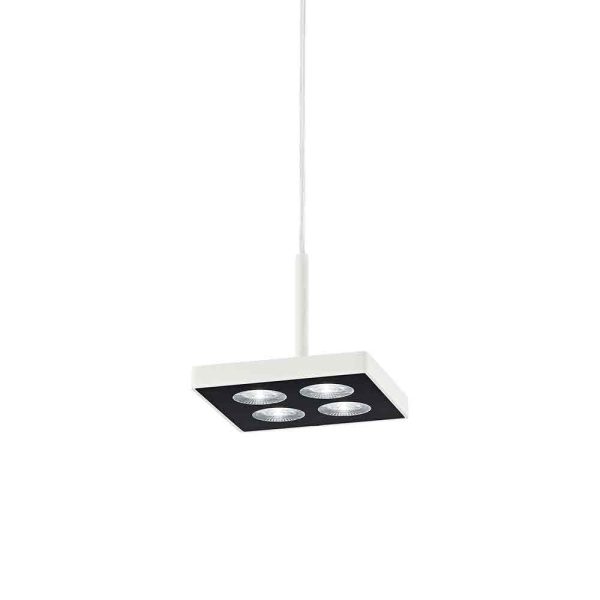 Lampadario a sospensione GARAGE SP4 quadrato 12W 1080lm 3000K Ideal Lux - immagine 1