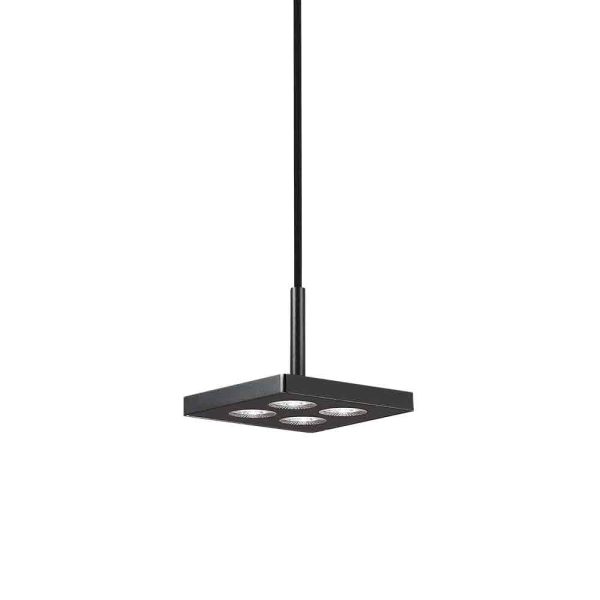 Lampadario a sospensione GARAGE SP4 quadrato 12W 1080lm 3000K Ideal Lux - immagine 2