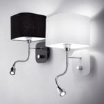 Applique HOLIDAY AP2 E14 max 40W + LED 1W Ideal Lux - immagine 2