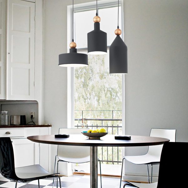 Lampadario a sospensione TRIADE SP3 E27 max 3x42W ideal lux - immagine 2