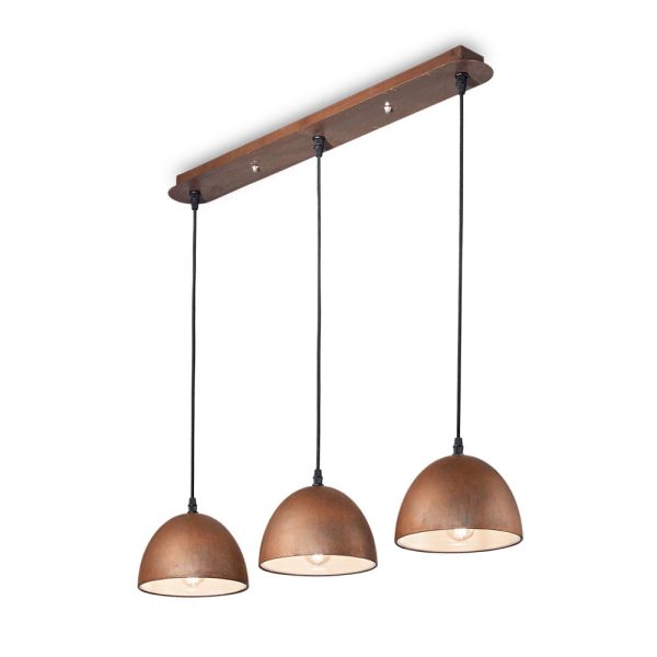 Lampadario a sospensione FOLK SP3 E27 max 3x60W ideal lux - immagine 1