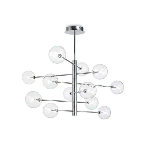 Lampadario a sospensione EQUINOXE SP12 G4 max 12x2W ideal lux - immagine 2