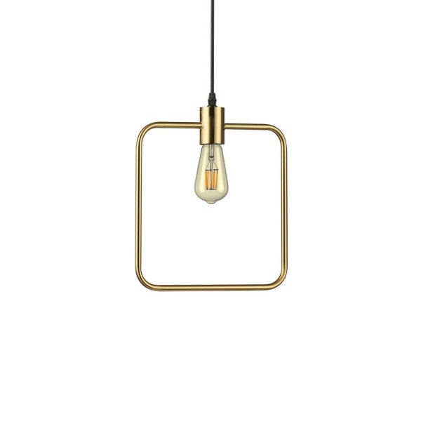 Lampadario a sospensione ABC SP1 SQUARE SP1 E27 max 70W ideal lux - immagine 1