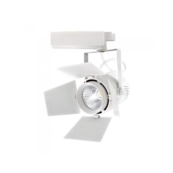 V369 Faretto LED COB da binario bianco 33W 2640lm 24° 4000K V-tac Samsung - immagine 1