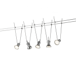 Lampada da parete tensostruttura 5M  5xGU5.3 MR16 5x3W 5x260lm 3000K