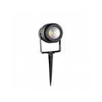 Faretto con picchetto nero da giardino 12W 720lm 30° IP65 4000K V-tac 7545