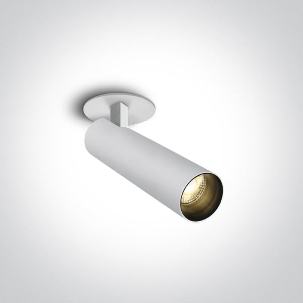 Faretto LED COB bianco 12W 1020lm 36° 3000K CRI90 IP20 Onelight - immagine 1