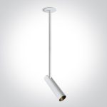 Faretto LED COB spot orientabile da incasso bianco 12W 1020lm 36° 3000K CRI90 IP20 Onelight