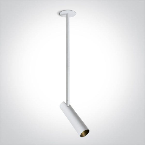 Faretto LED COB spot orientabile da incasso bianco 12W 1020lm 36° 3000K CRI90 IP20 Onelight - immagine 1