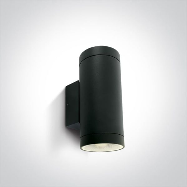 Lampada da parete nero per esterni 2xE27 PAR30 IP65 Onelight - immagine 1