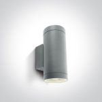 Lampada da parete grigio per esterni 2xE27 PAR30 IP65 Onelight