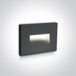 Segnapasso antracite 3,6W 85lm luce calda 3000K 44° IP65 Onelight