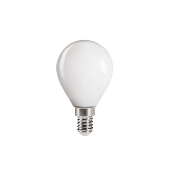 Lampadina LED filamento goccia opaca E14 6W 810lm 320° luce naturale 4000K - Kanlux - immagine 1