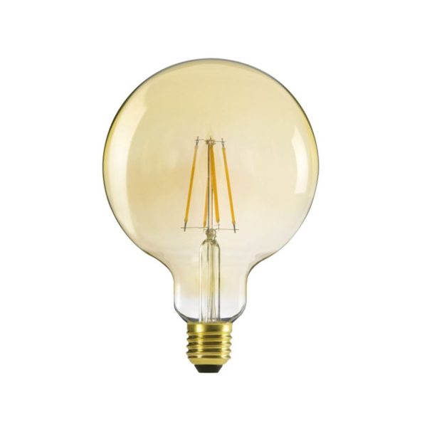 Lampada a filamento vintage E27 G125 7W 725lm luce calda 2500K 320° Kanlux - immagine 1