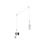 Lampadario a sospensione CARLA1xGU10 bianca Trio Lighting